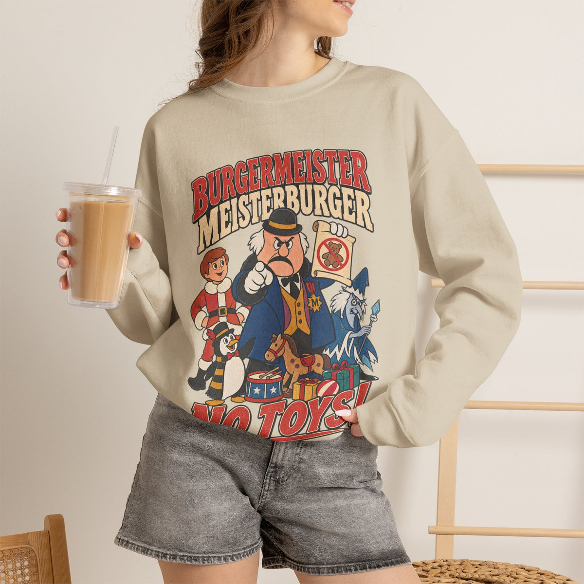 Meisterburger 'No Toys!' Crewneck Sweatshirt