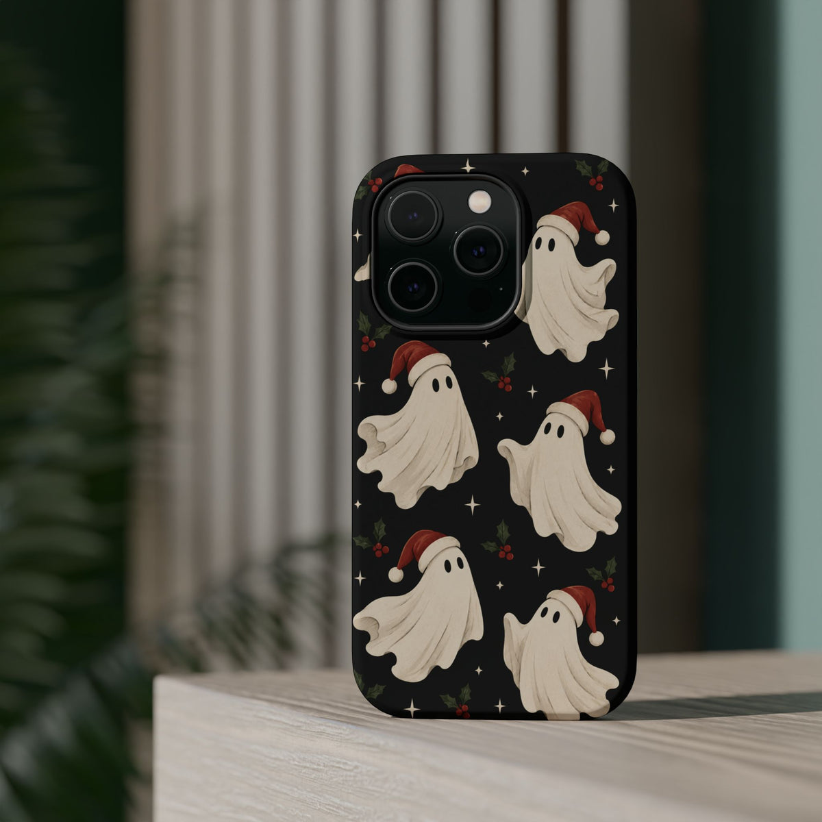 Christmas Ghost iPhone Case, alternate view