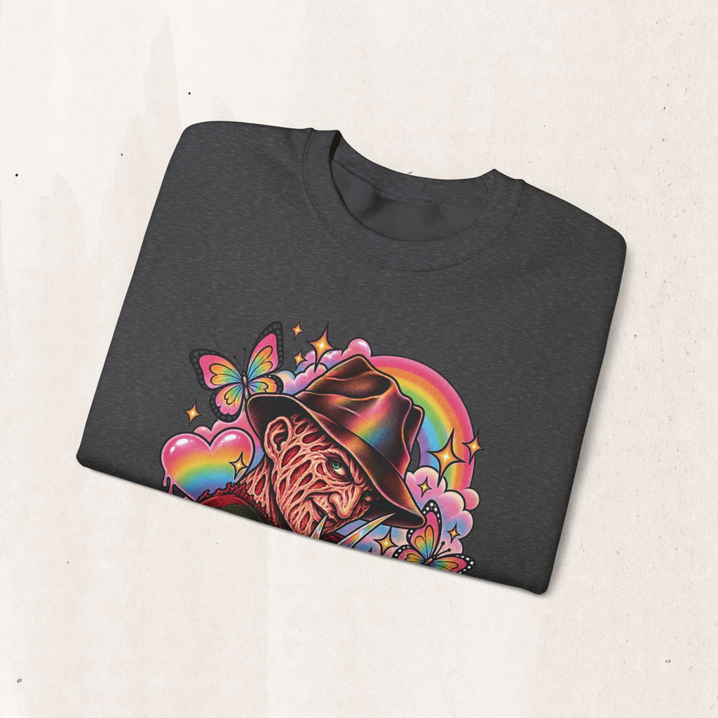 Freddy Krueger Rainbow Crewneck Sweatshirt