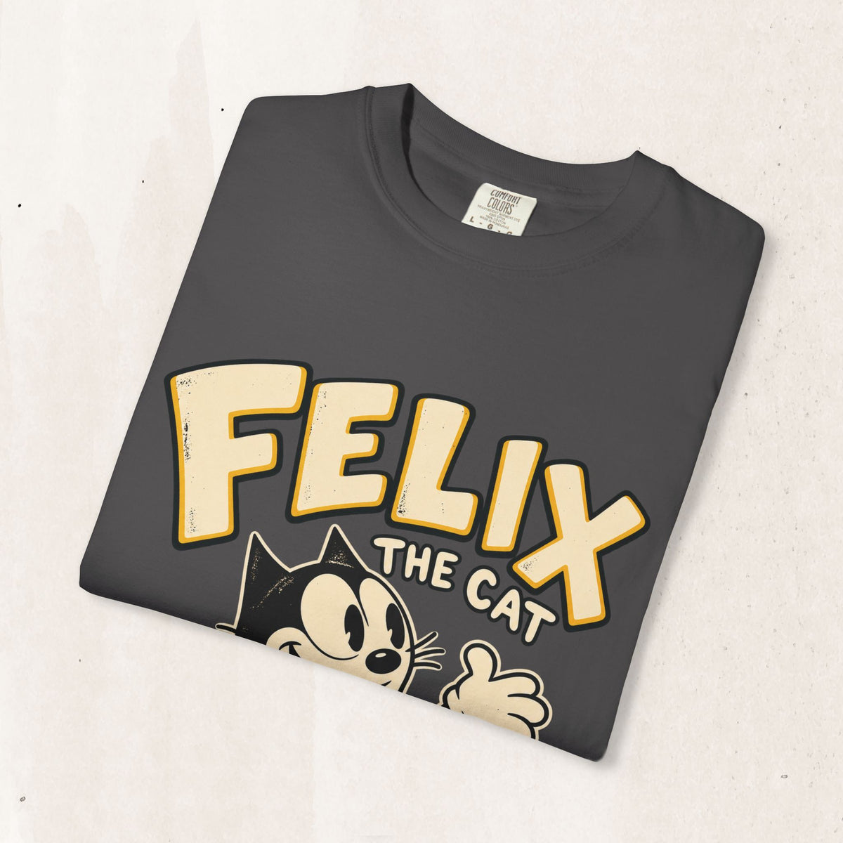 Felix the Cat Retro Graphic Tee in Graphite, alternate view