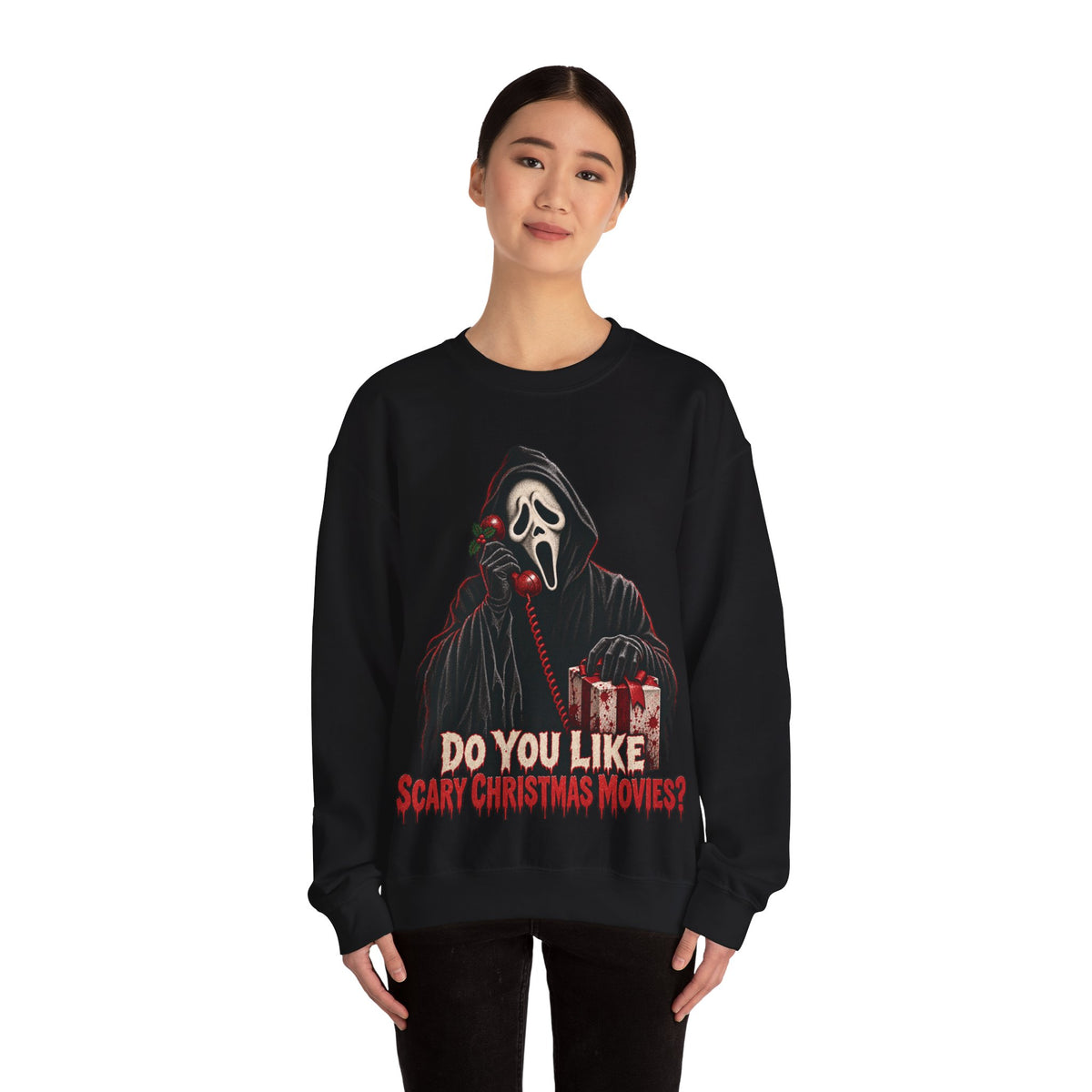 Ghostface "Do You Like Scary Movies?" Crewneck Sweatshirt