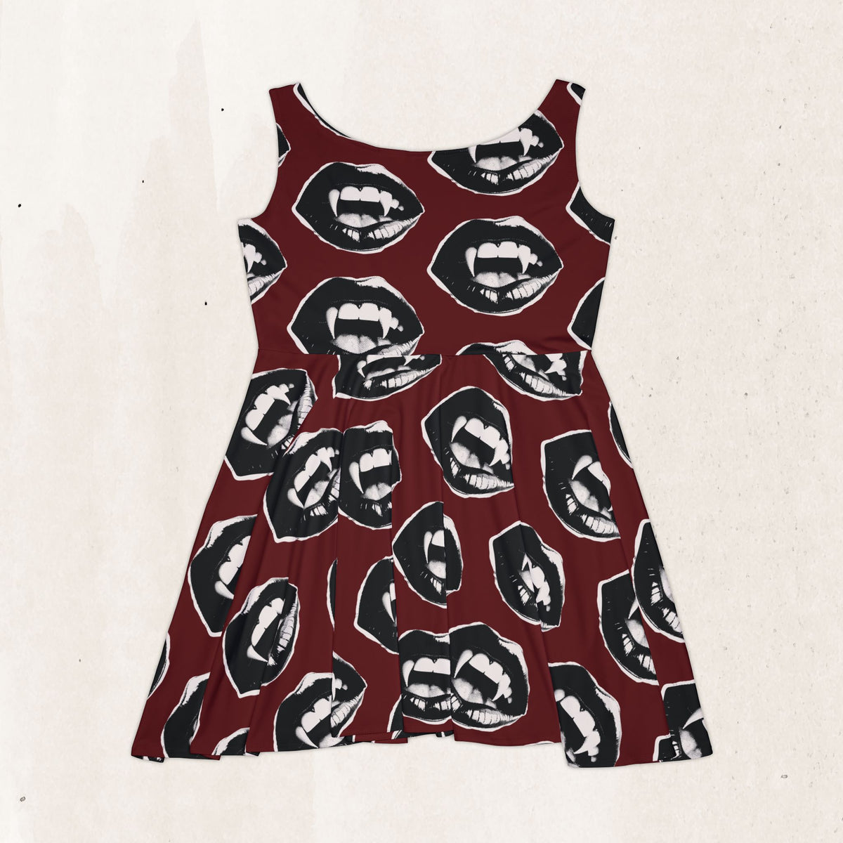 Vampire Fangs Women's Skater Dress