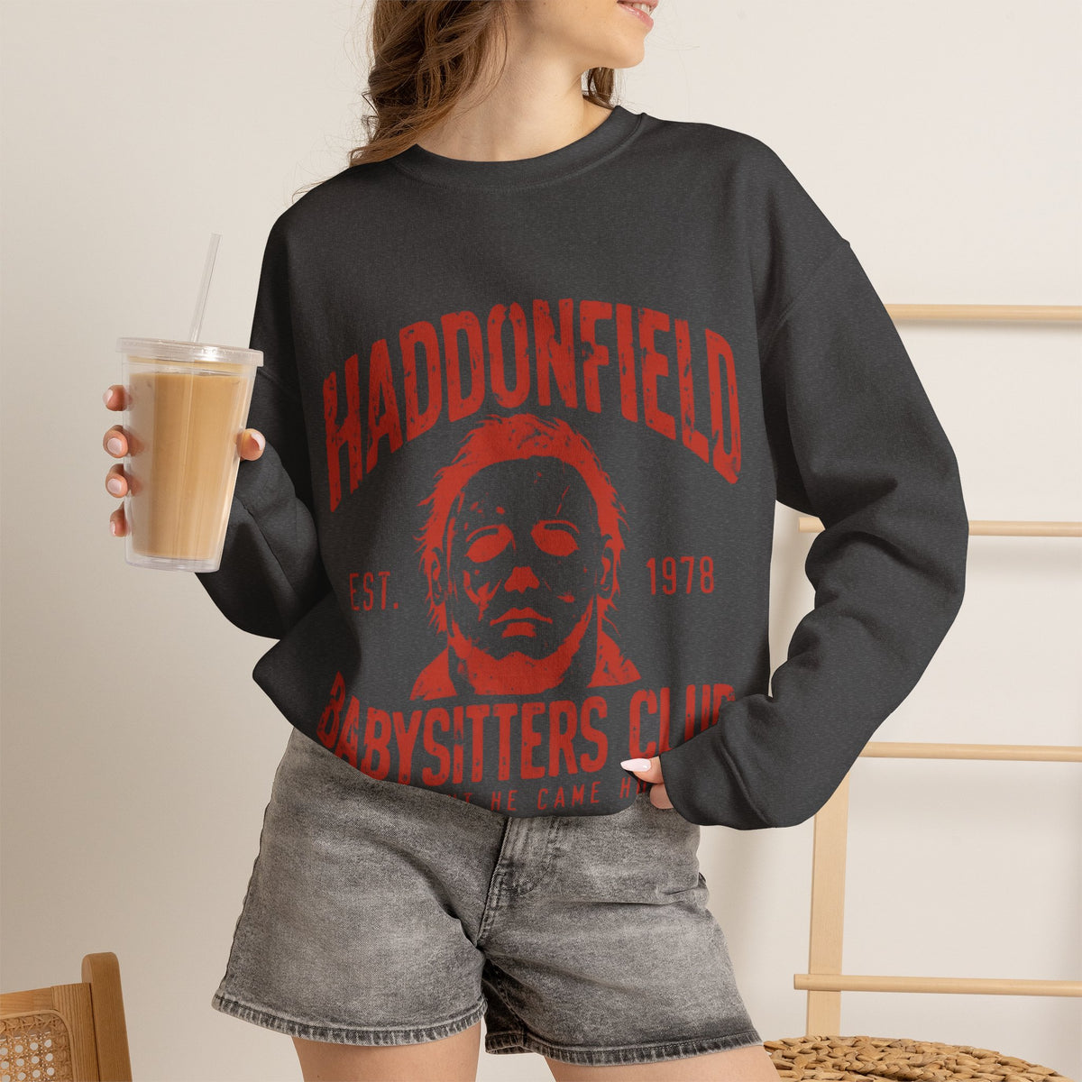 Haddonfield Babysitters Club CrewneckSweatshirt