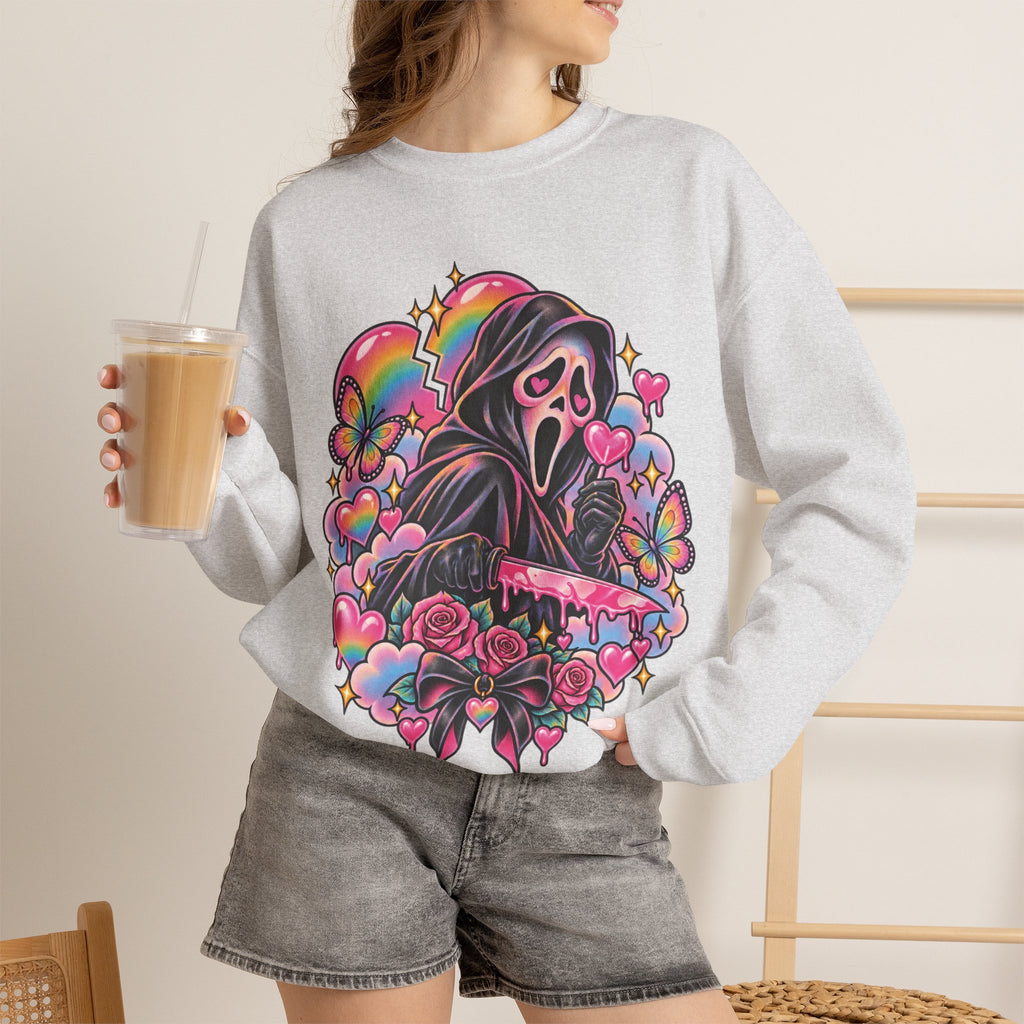 Ghostface Rainbow Crewneck Sweatshirt