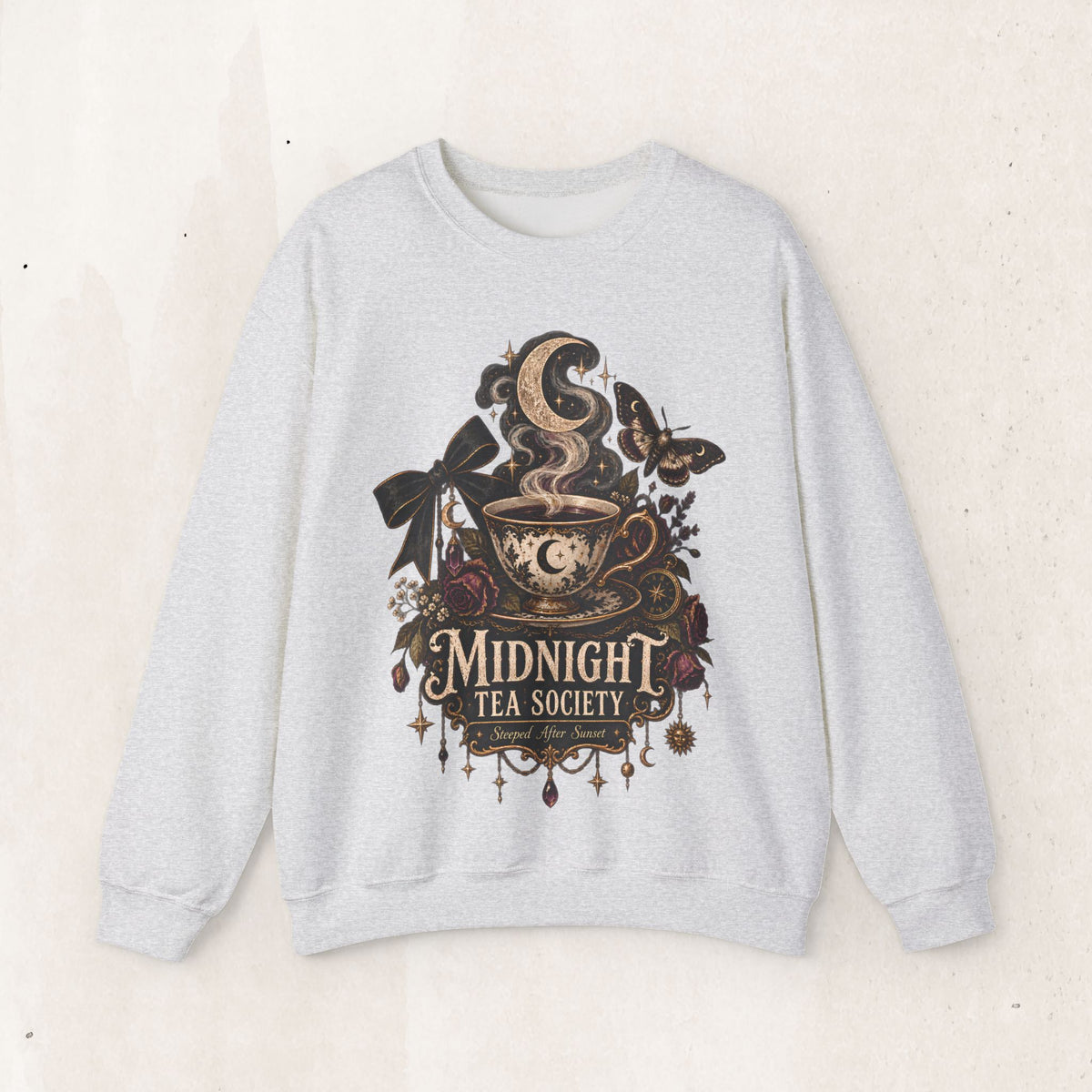 Midnight Tea Society Crewneck Sweatshirt