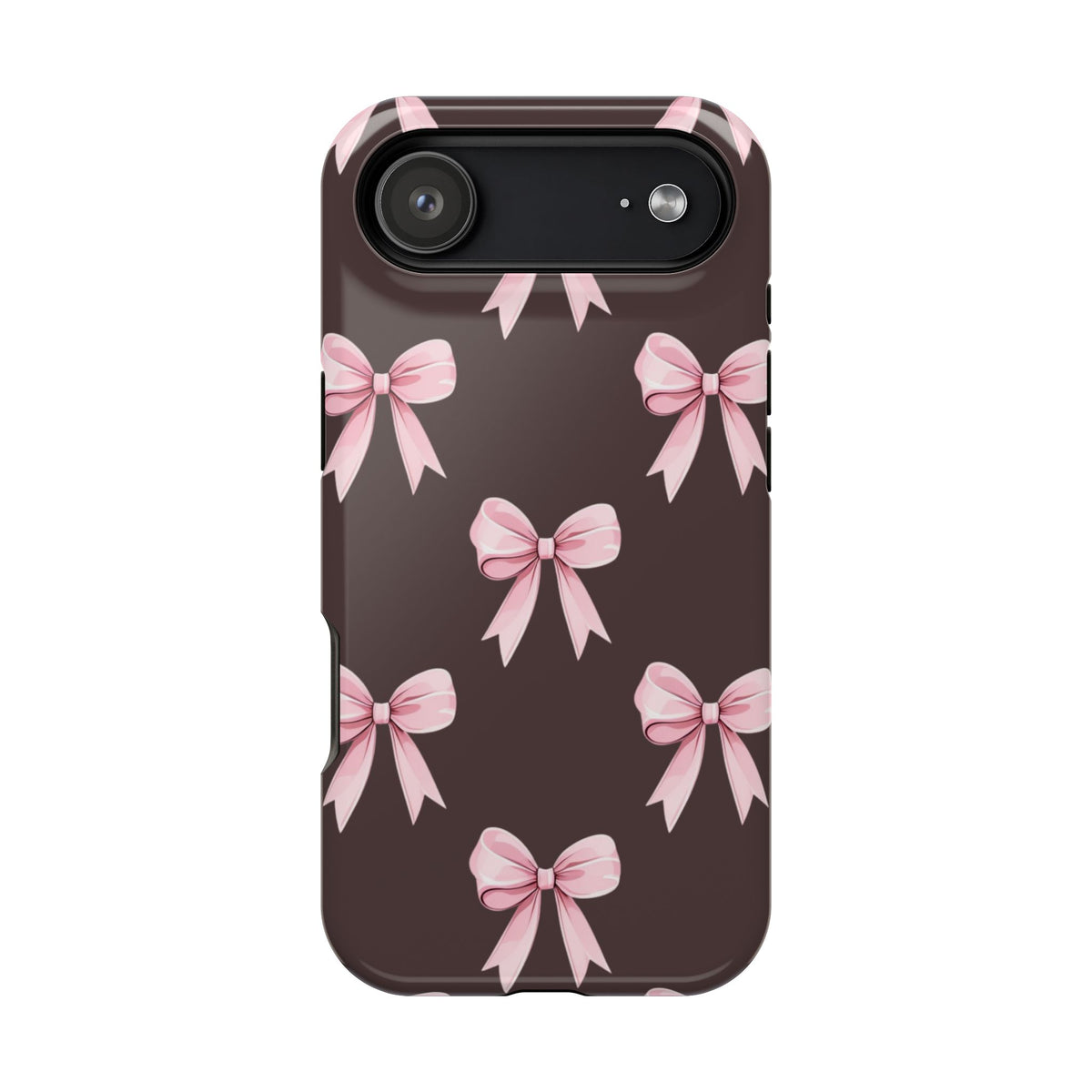 Pink Ribbon Bow Magnetic Phone Case, alternate view