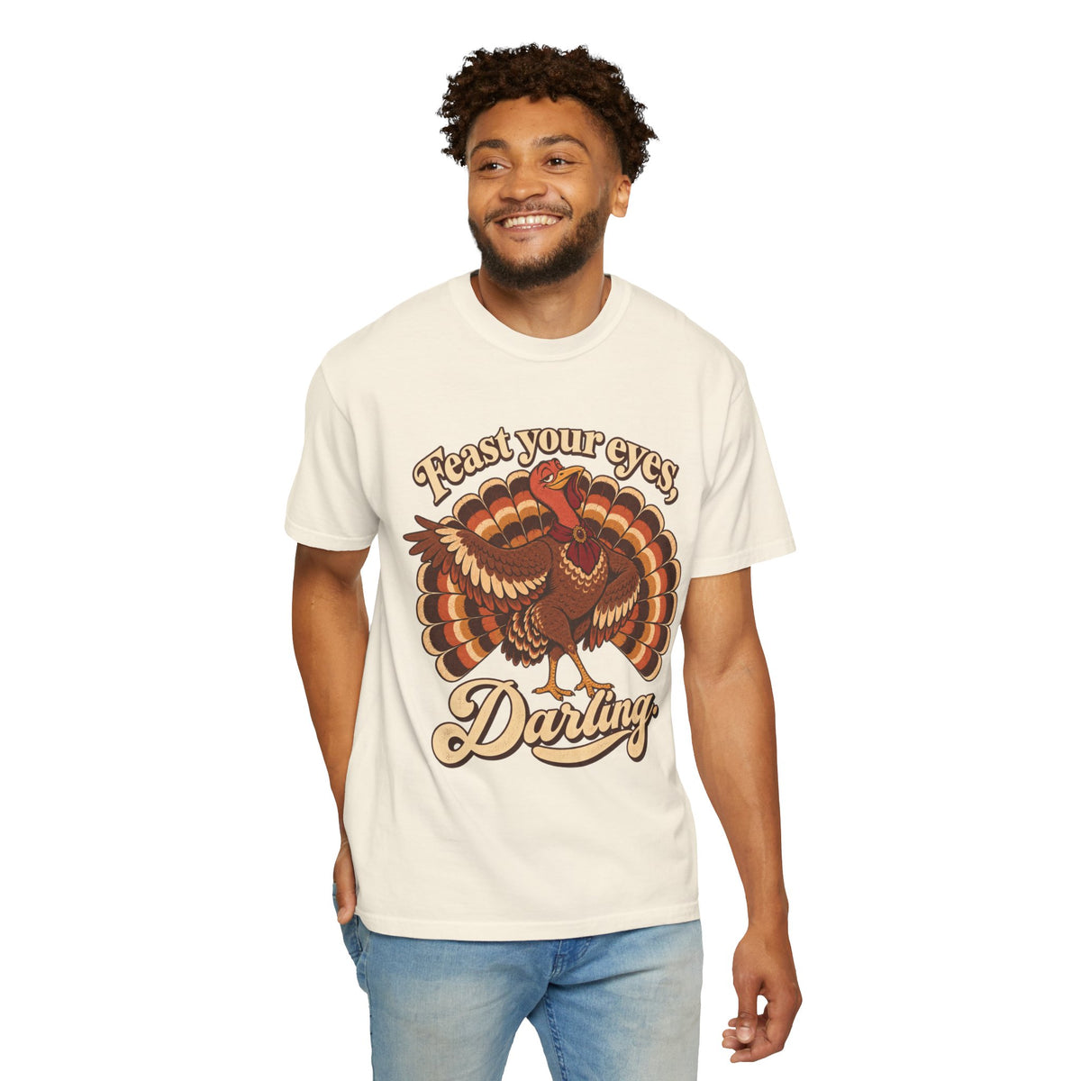 Thanksgiving 'Feast Your Eyes, Darling' Turkey Tee