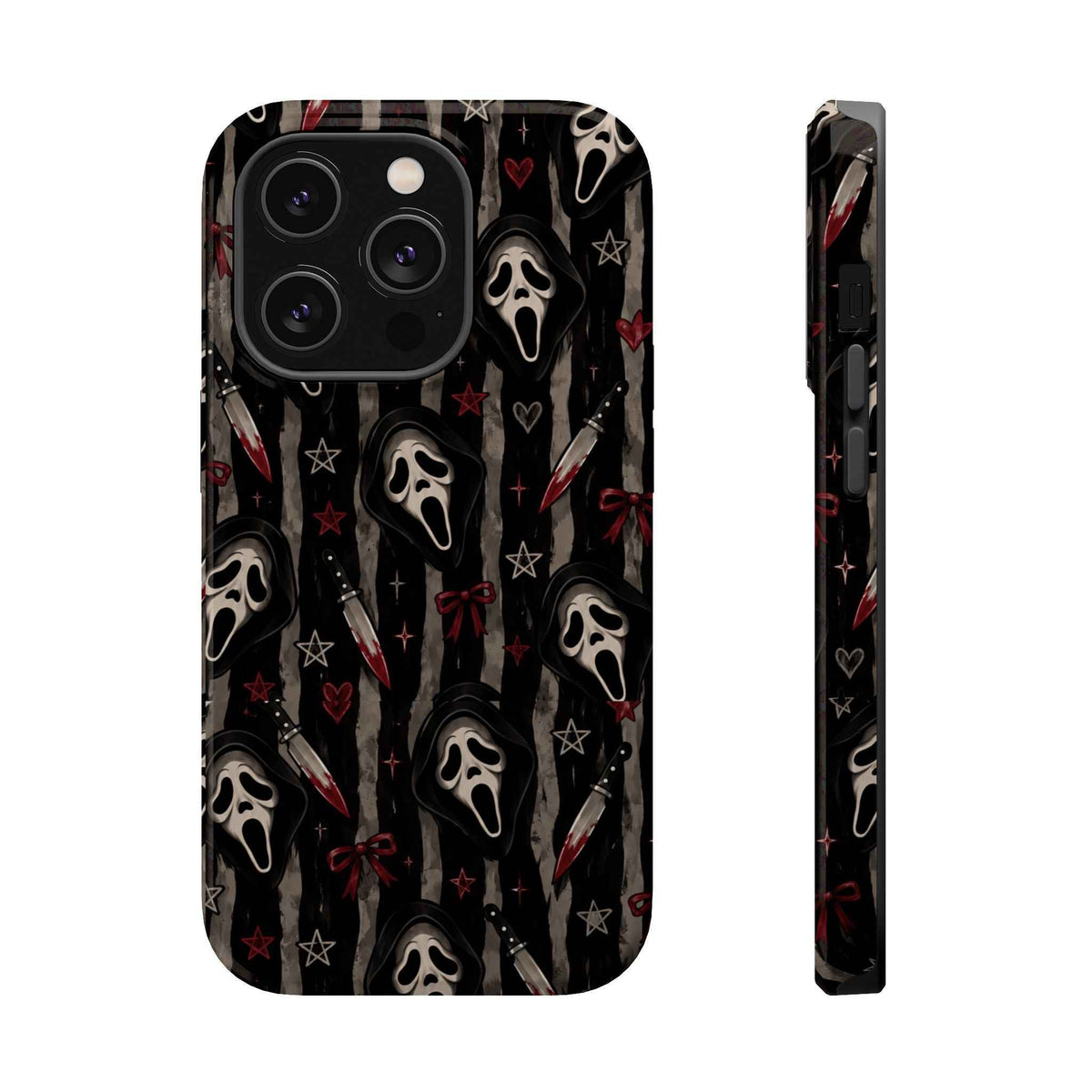 Ghostface Pattern iPhone Case, alternate view