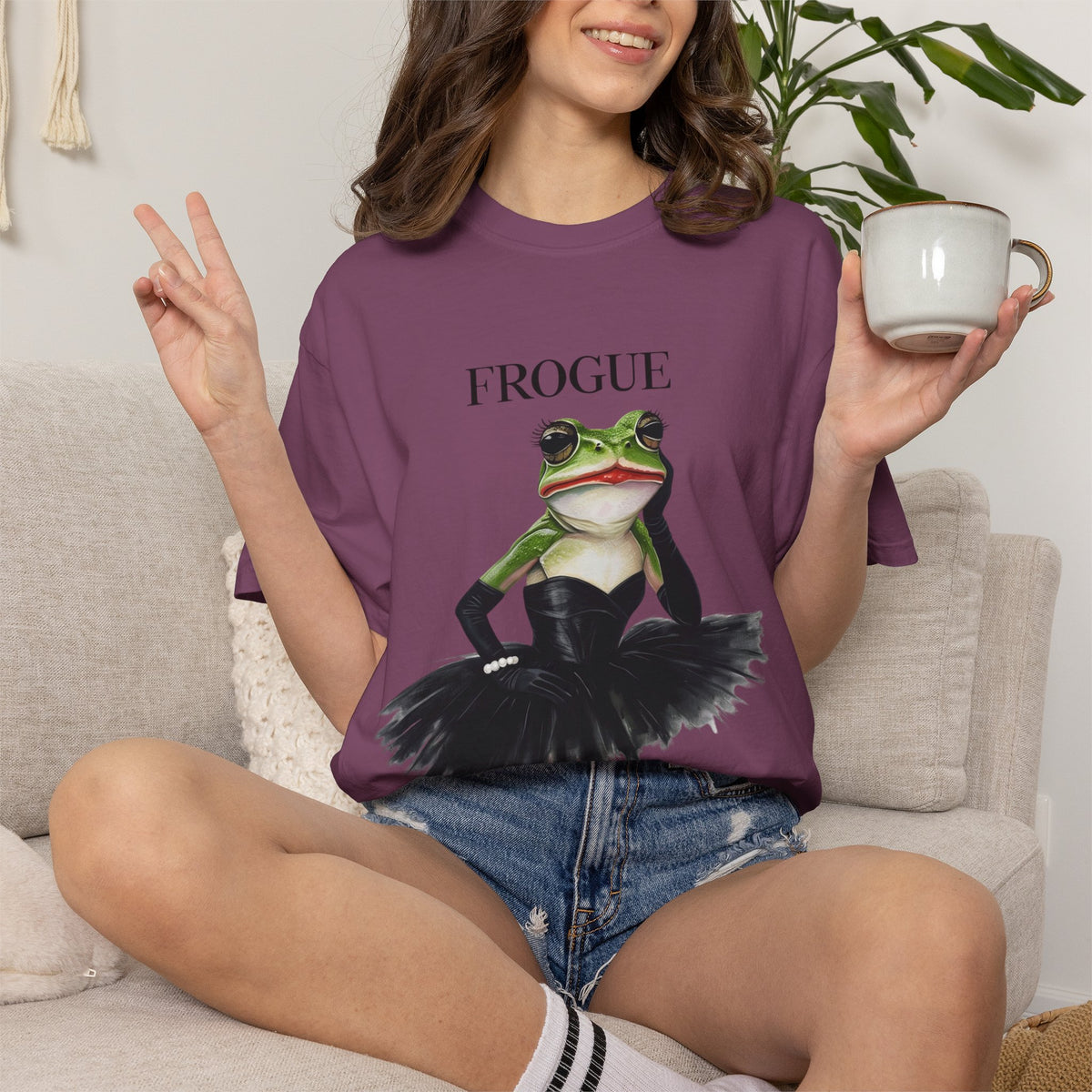 Frogue Ballerina Graphic Tee