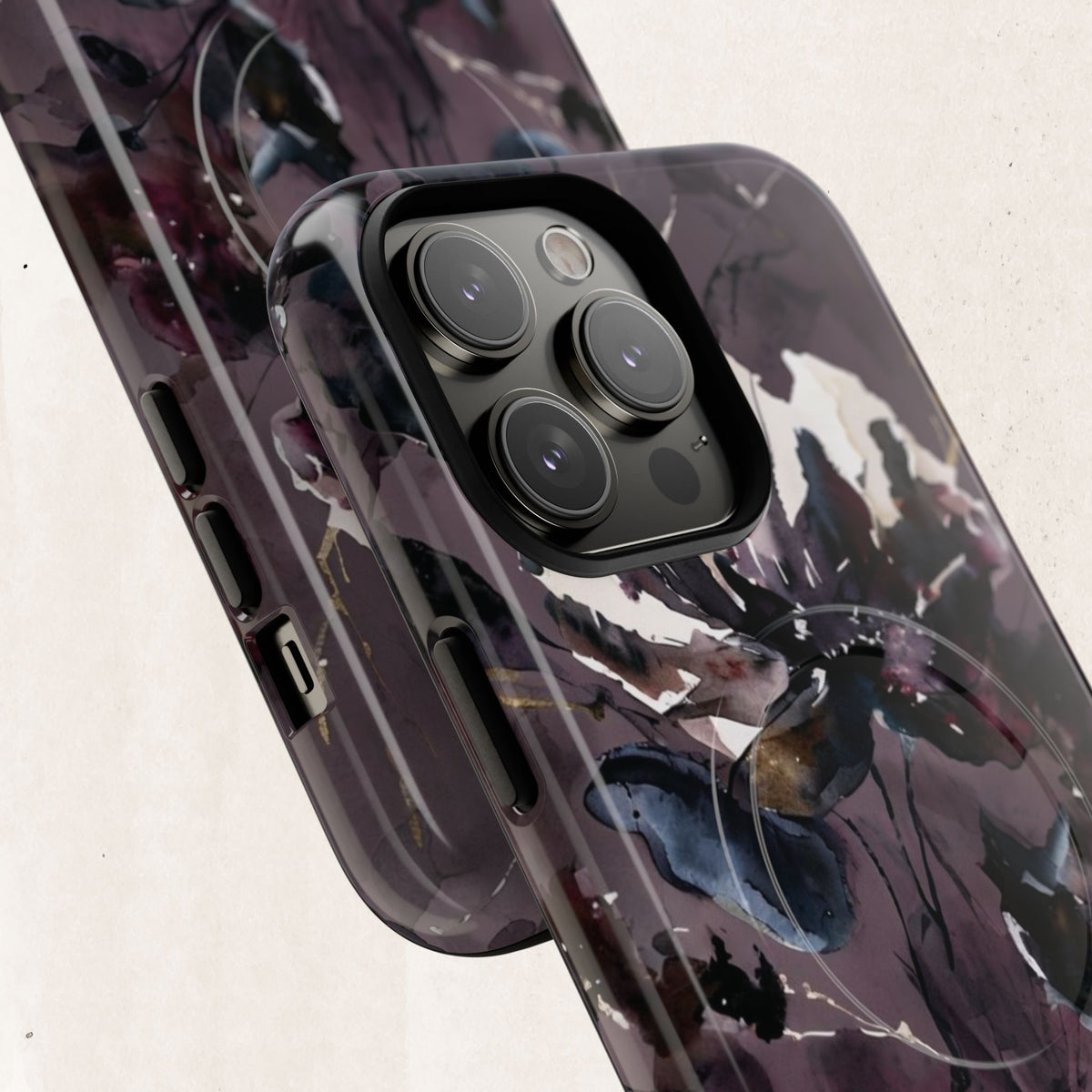 Floral Noir Magnetic Phone Case
