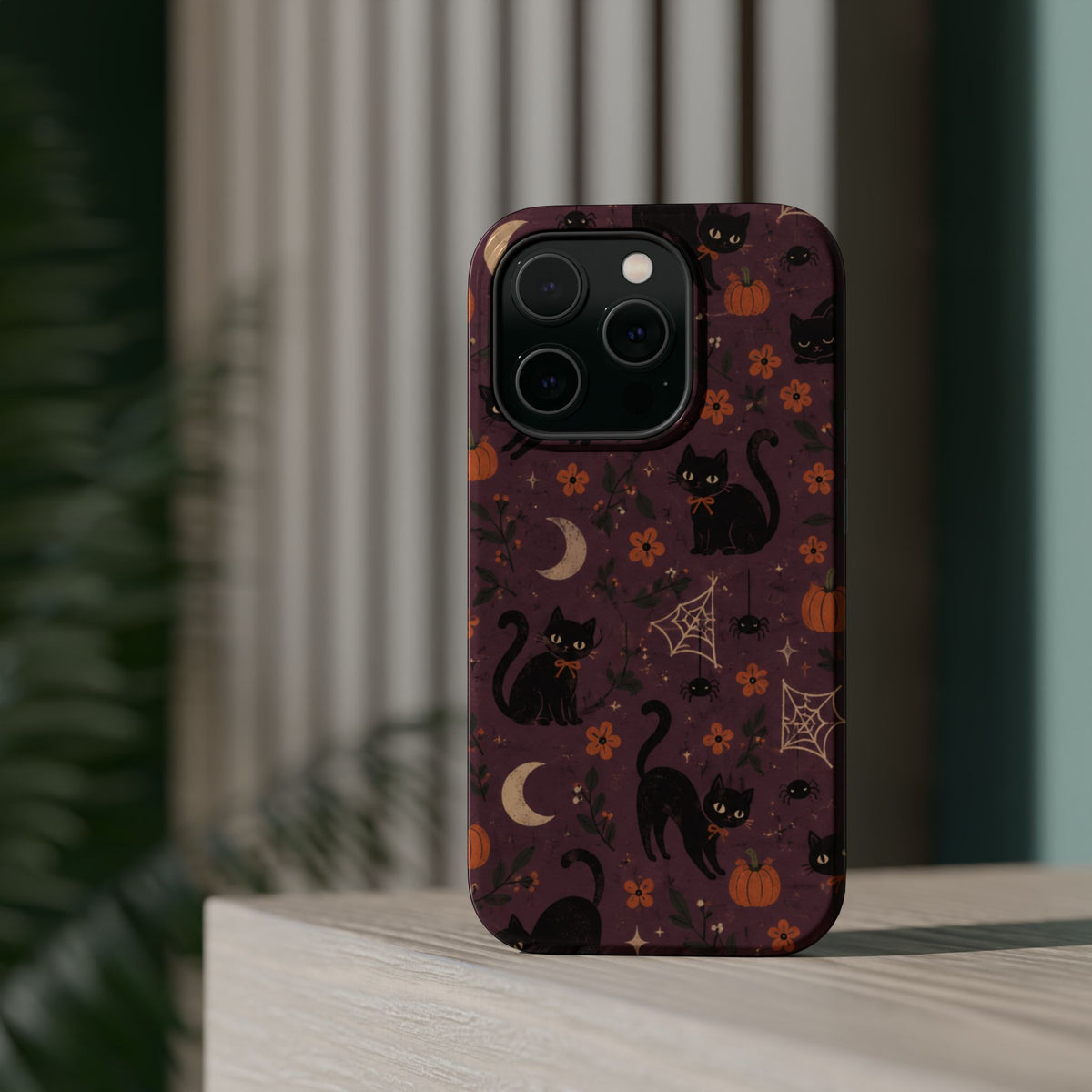 Halloween Black Cat MagSafe Phone Case, alternate view