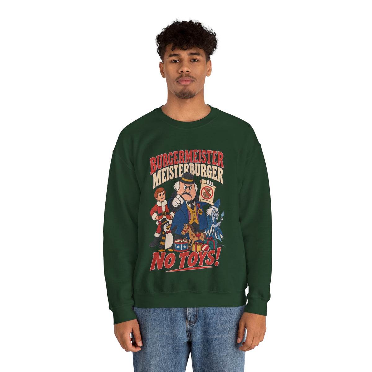 Meisterburger 'No Toys!' Crewneck Sweatshirt