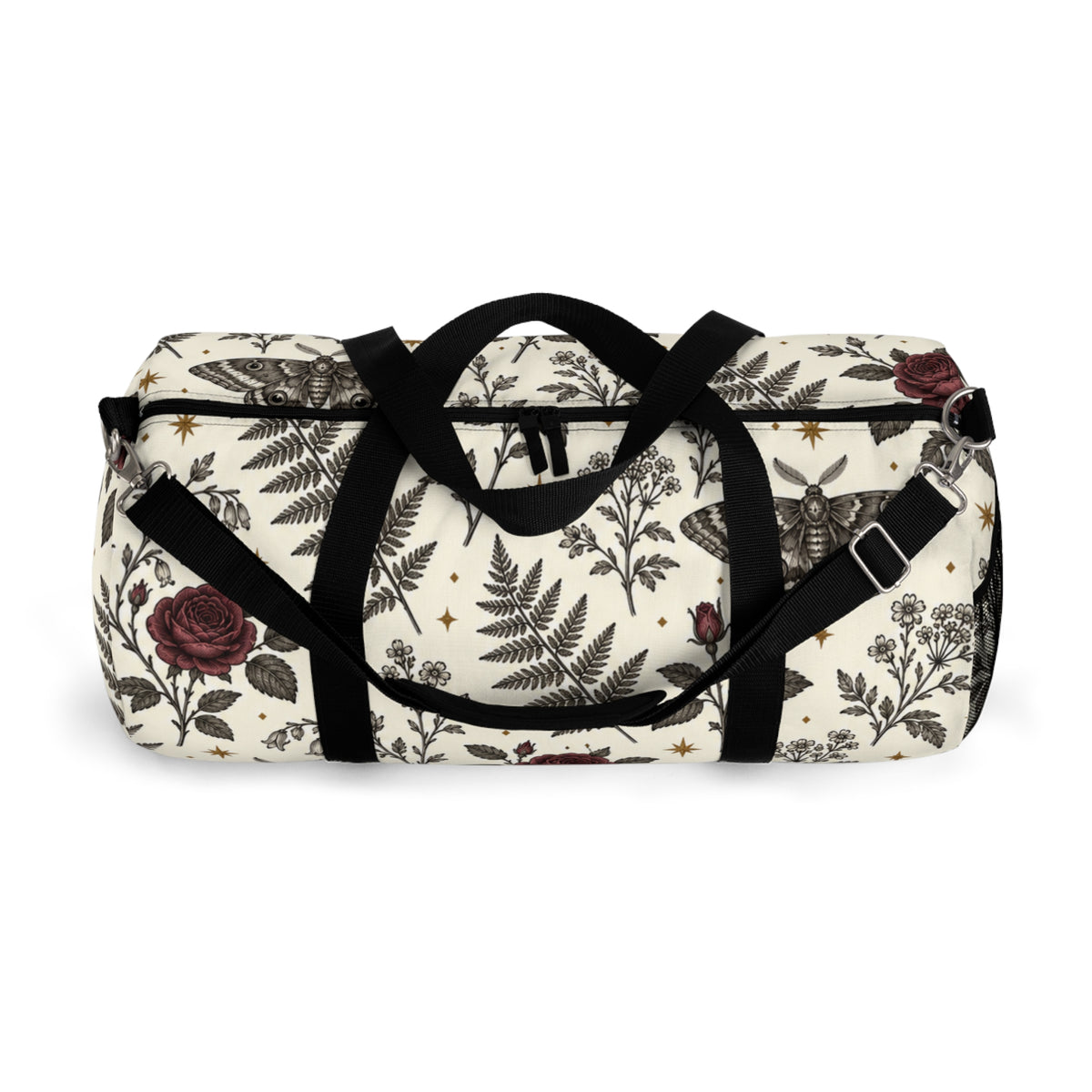 Floral Rose & Fern Duffel Bag