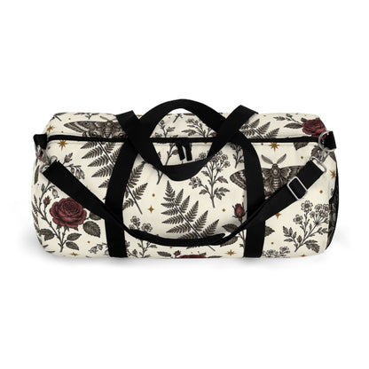 Floral Rose & Fern Duffel Bag