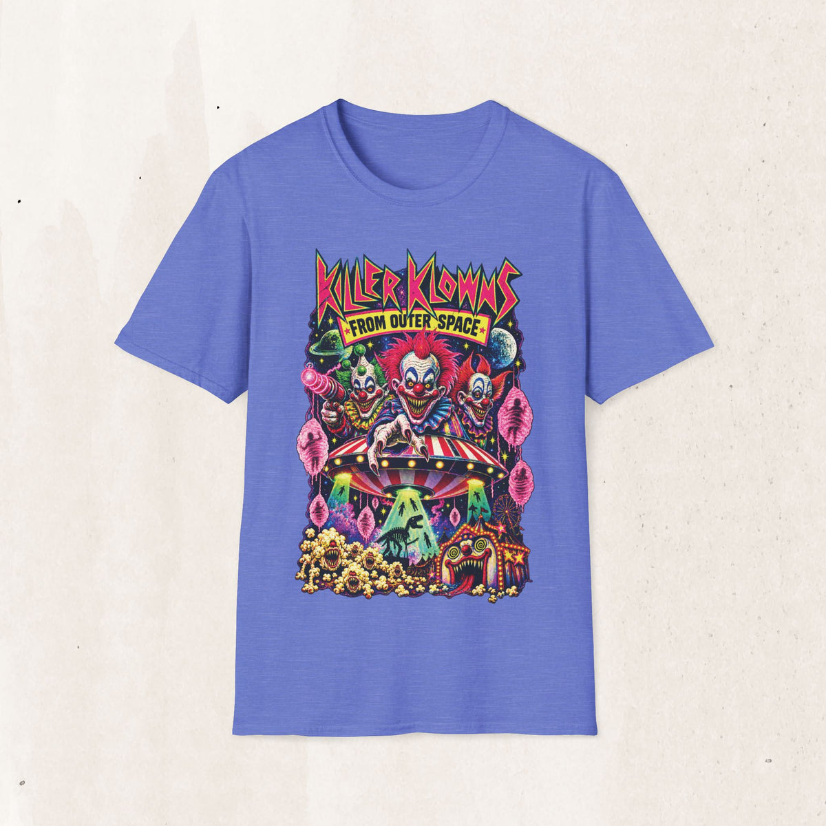 Killer Klowns From Outer Space T-Shirt — Retro Horror Clown Graphic Tee