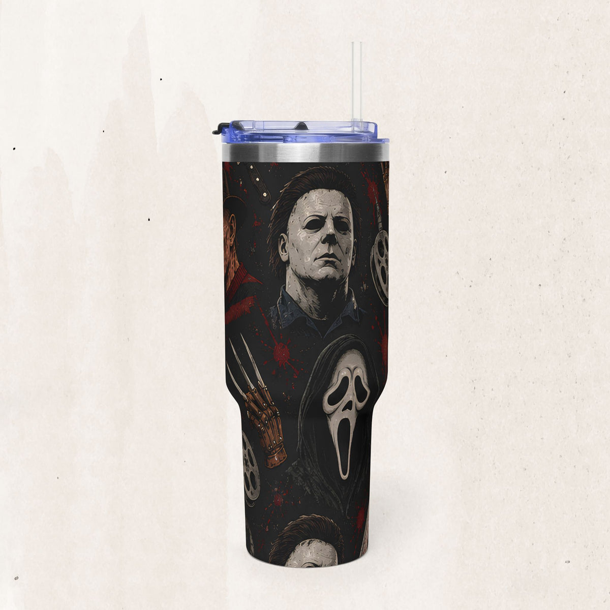 Horror Icons Vacuum Tumbler (40 oz)