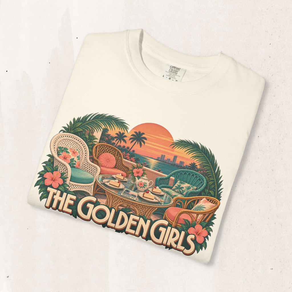 Golden Girls Retro Sunset Tee