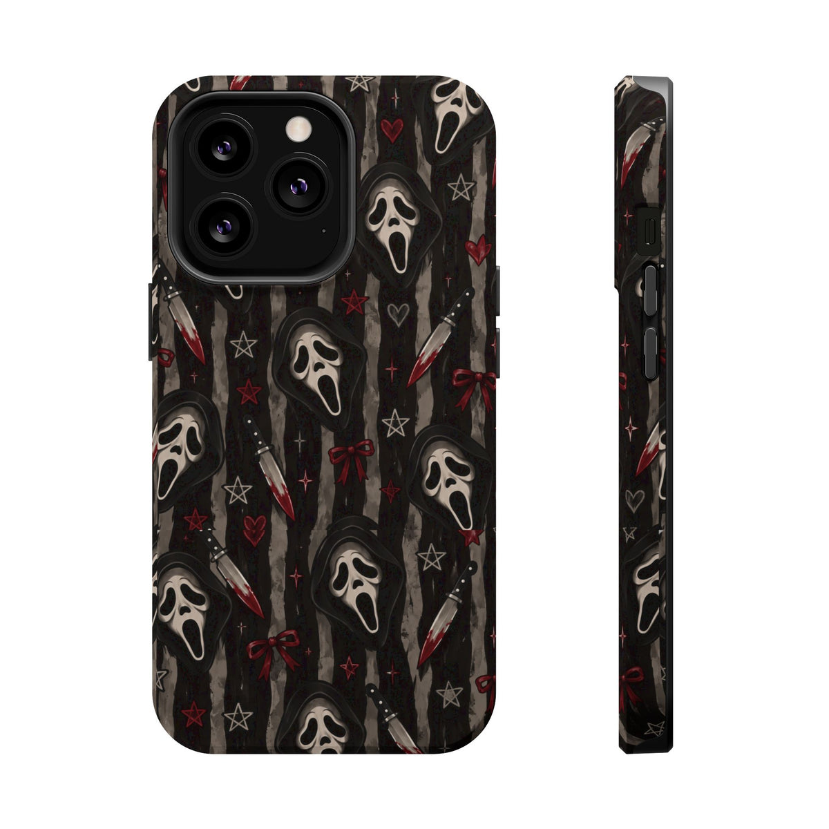 Ghostface Pattern iPhone Case, alternate view