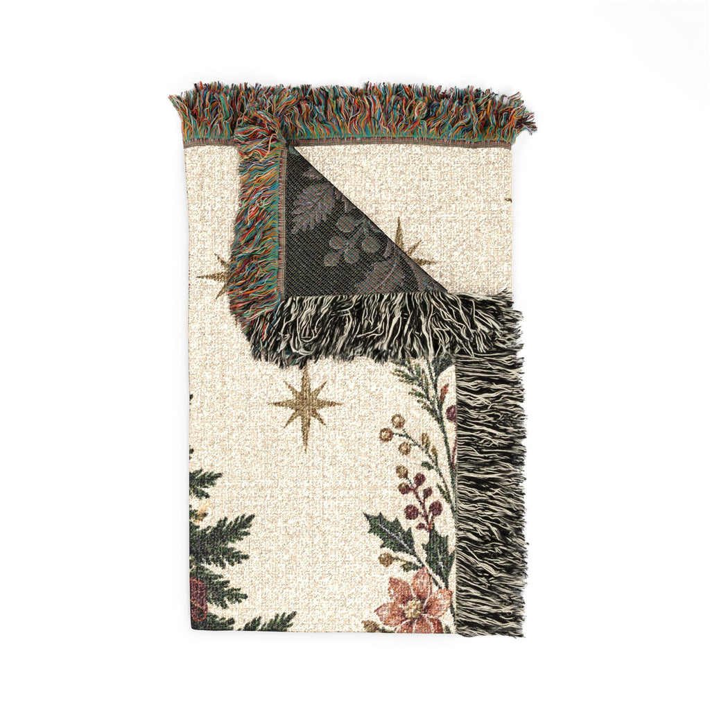 Christmas Tree Woven Blanket Printify