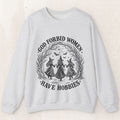 God Forbid Women Have Hobbies Witch Crewneck Sweatshirt – Ash