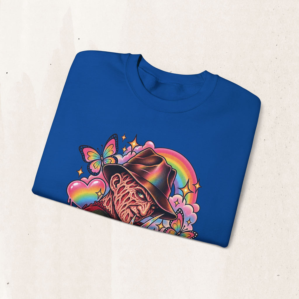 Freddy Krueger Rainbow Crewneck Sweatshirt