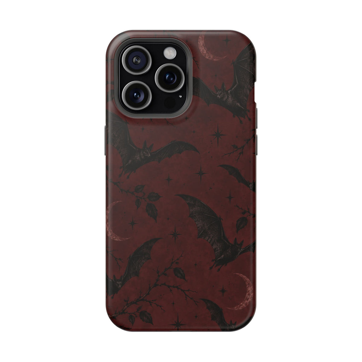 Gothic Bat Moon Magnetic Phone Case, alternate view