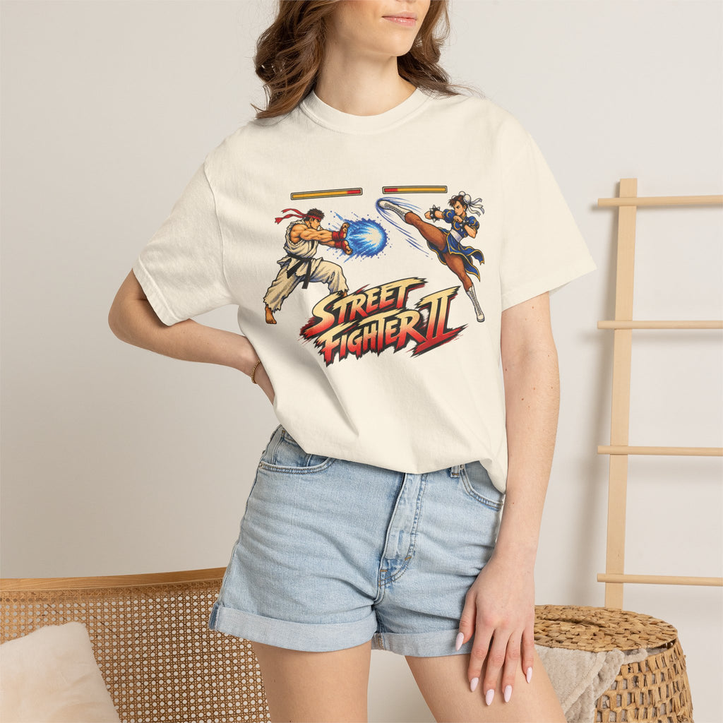 Street Fighter II Ryu vs Chun-Li Graphic Tee