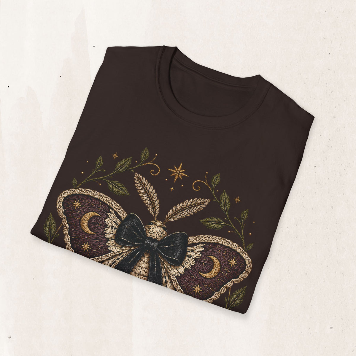 Golden Moon & Botanical Moth Tee