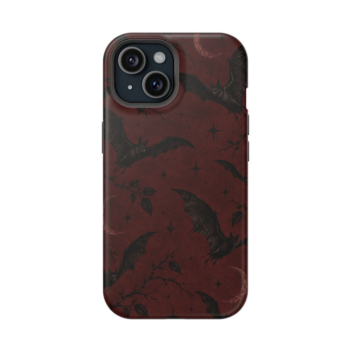 Gothic Bat Moon Magnetic Phone Case, alternate view