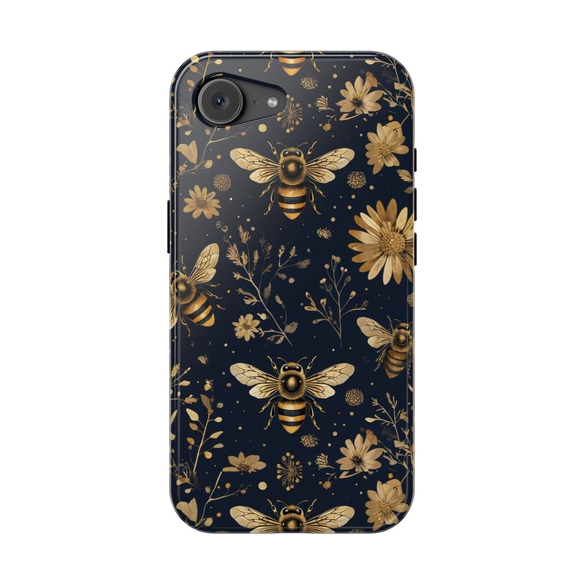 Gold Bees & Daisies Magnetic Tough Case, alternate view