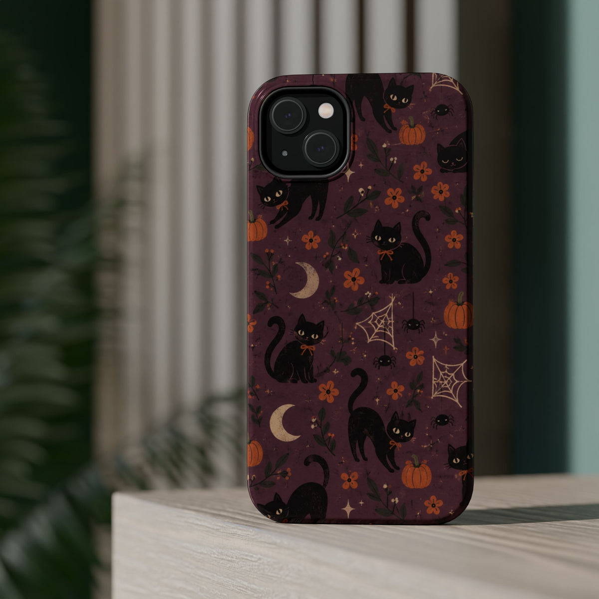 Halloween Black Cat MagSafe Phone Case, alternate view