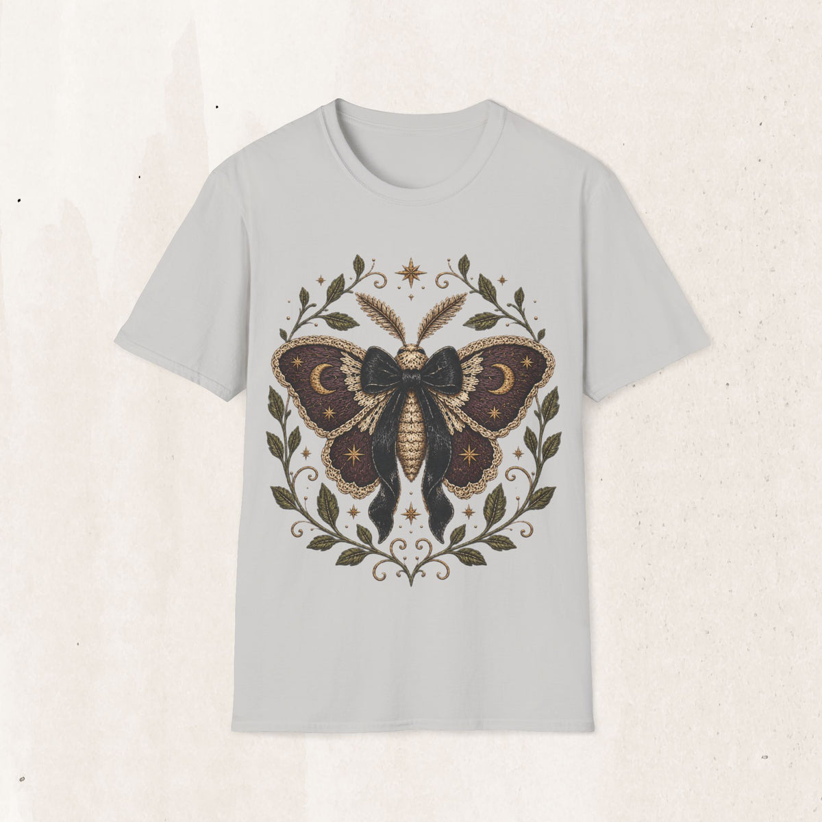 Golden Moon & Botanical Moth Tee