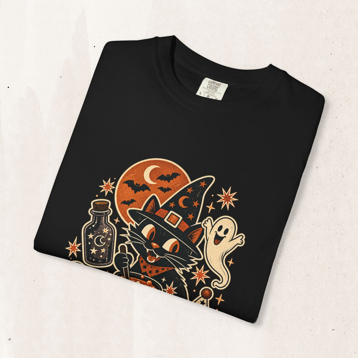 Halloween Cats & Pumpkins Tee