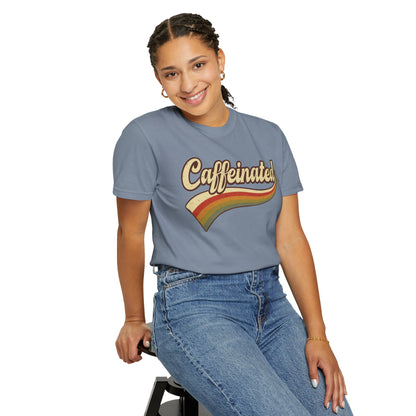 Caffeinated Retro Stripe Tee