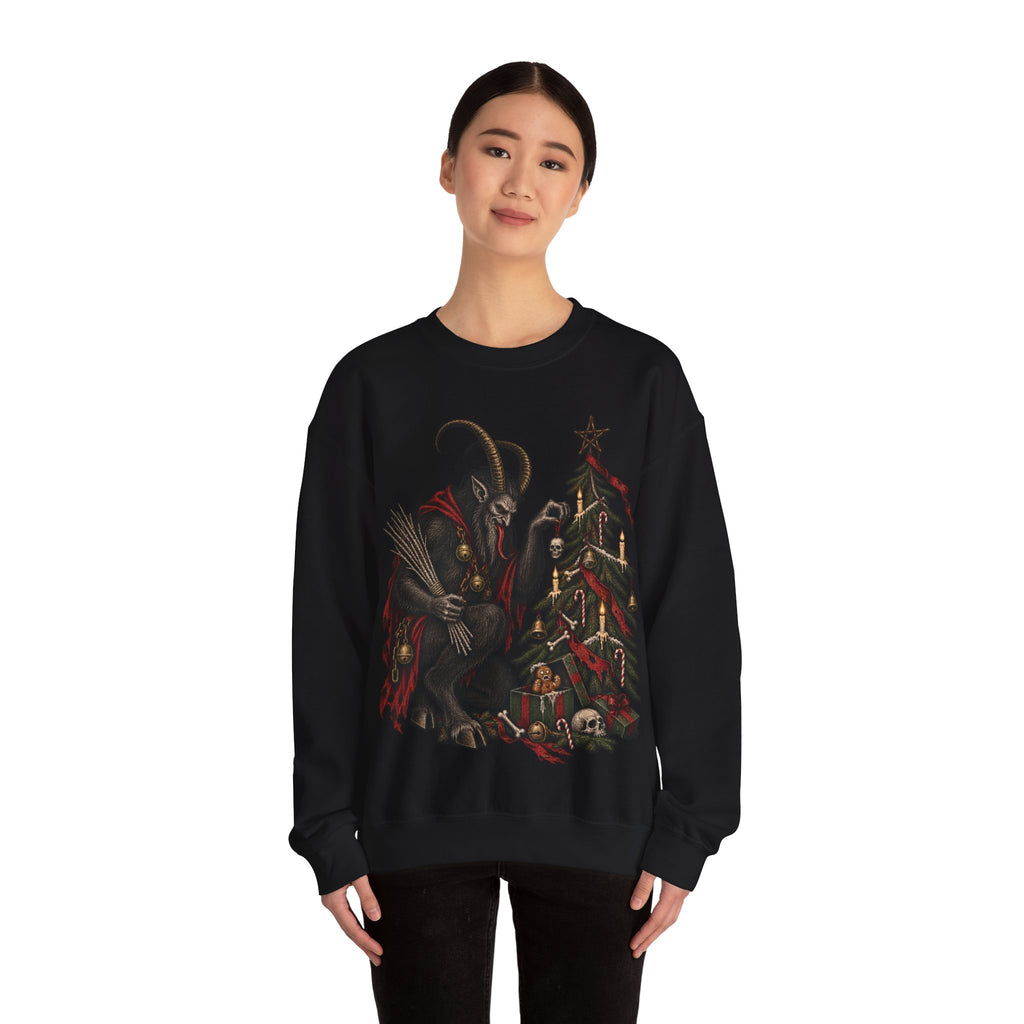 Krampus Christmas Crewneck Sweatshirt