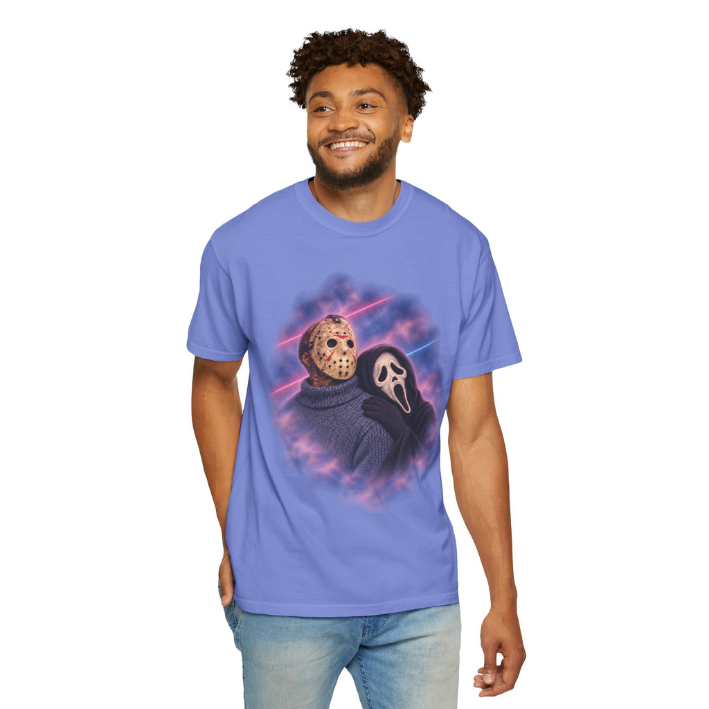 Jason Vorhees & Ghostface 80's Portrait Tee