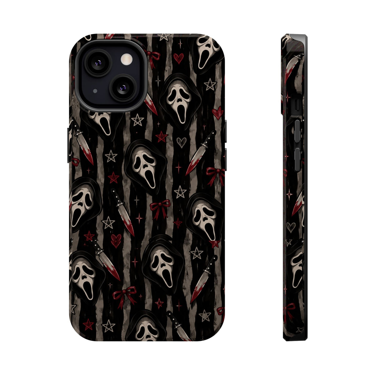 Ghostface Pattern iPhone Case, alternate view
