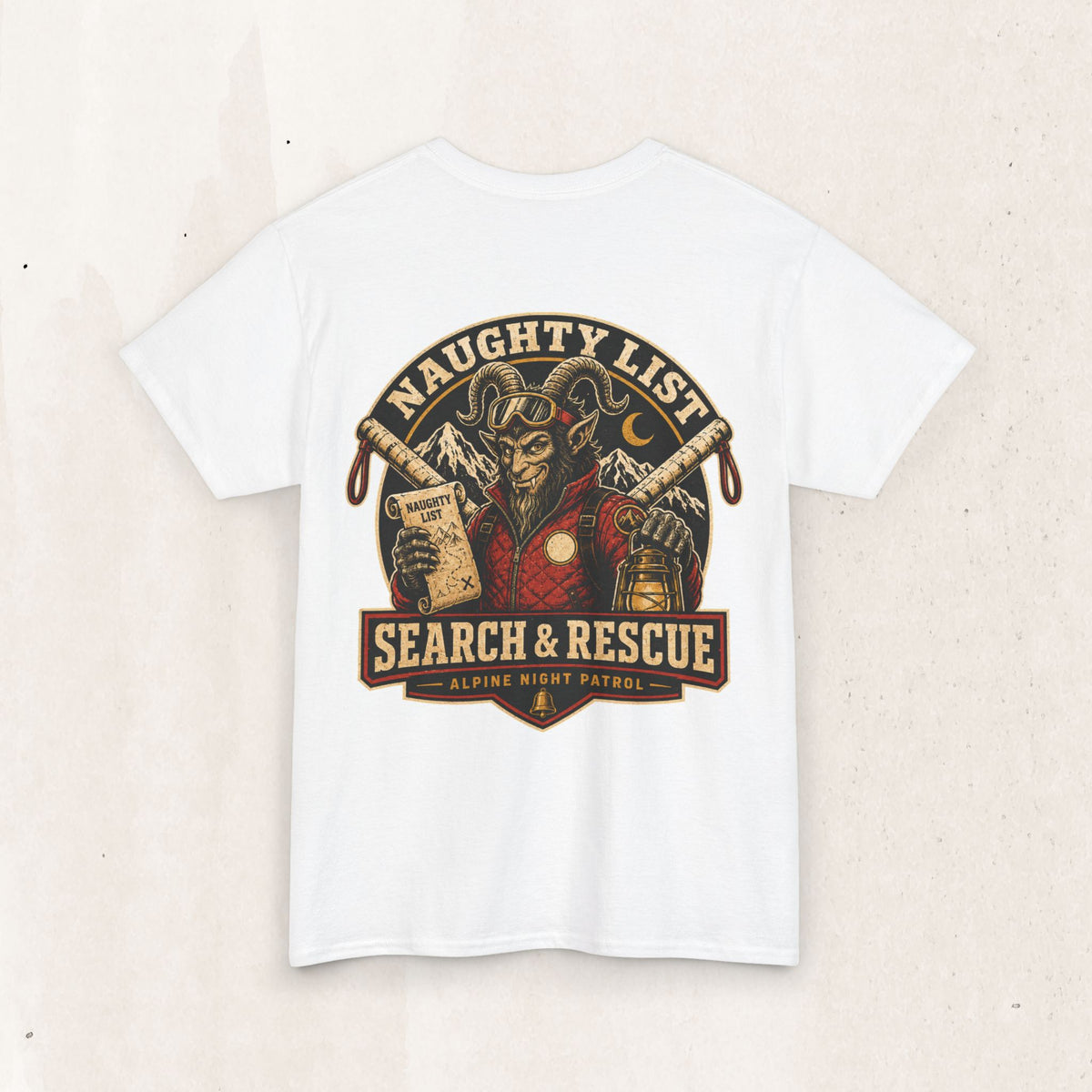 Naughty List Search & Rescue Graphic Tee