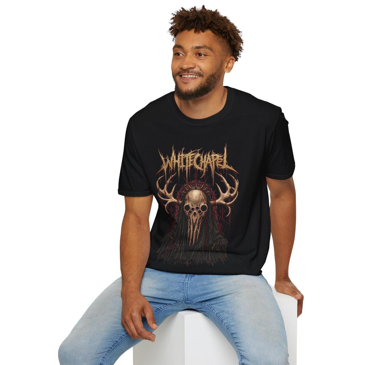 Whitechapel Graphic Tee in Black, alternate view