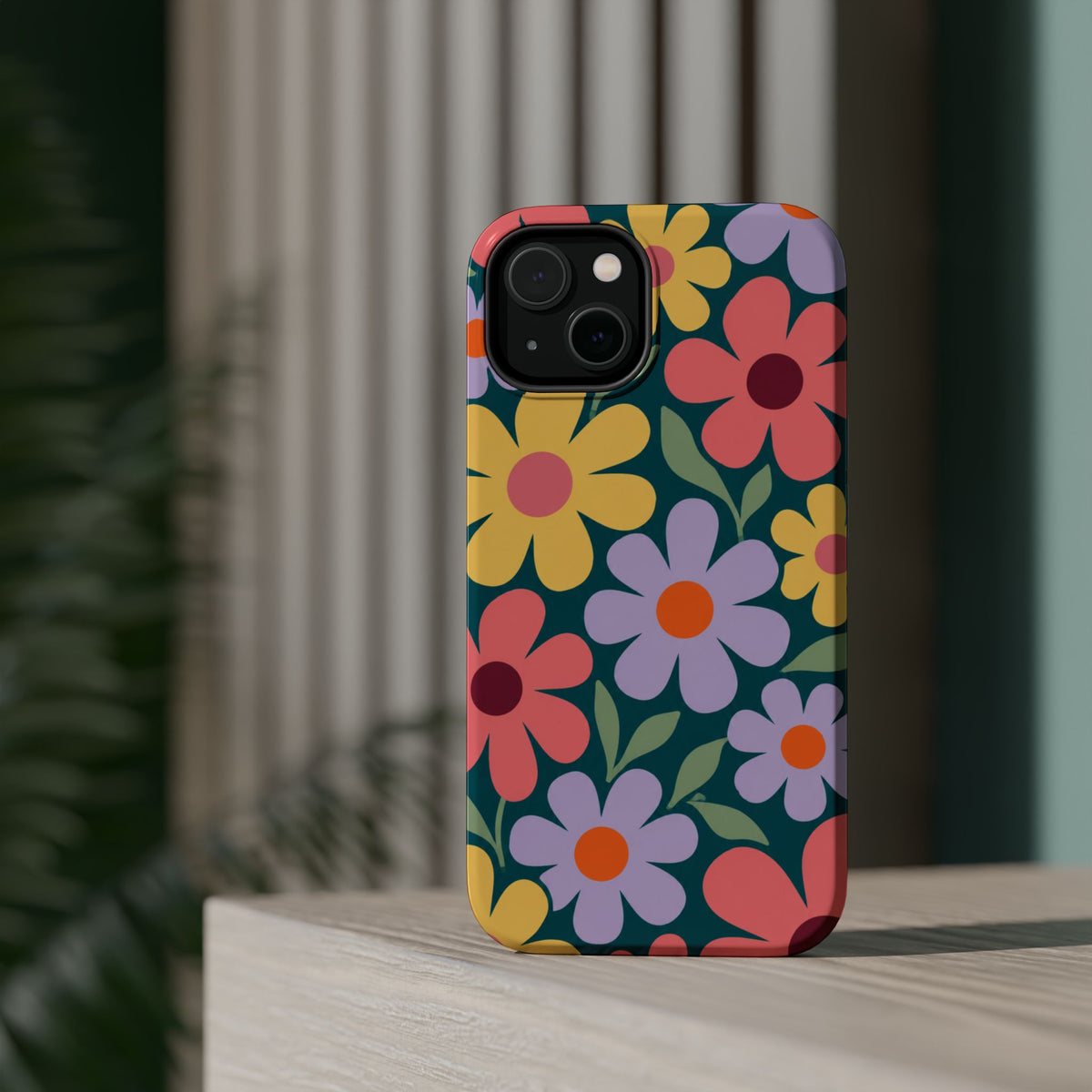 Retro Floral Phone Case, alternate view