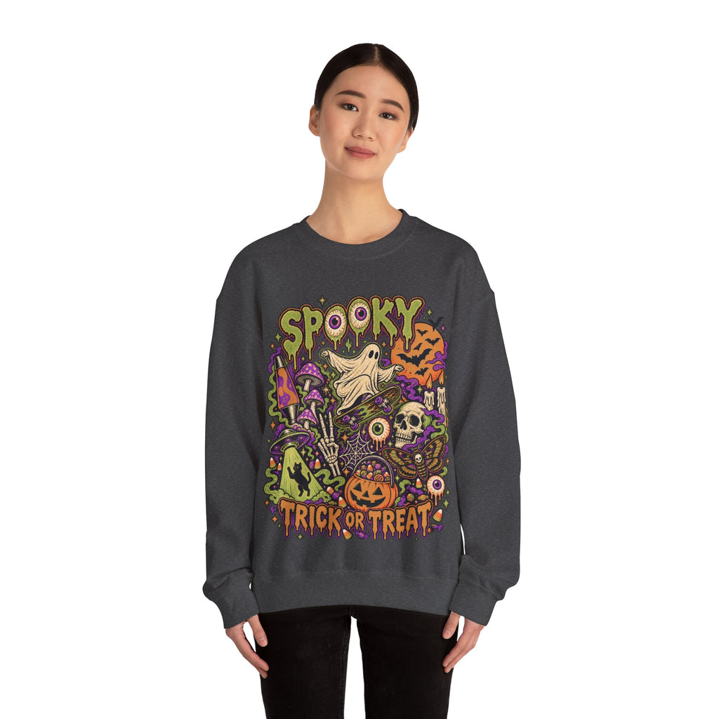 Halloween Spooky Trick or Treat Sweatshirt