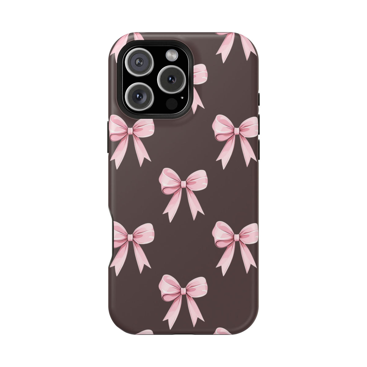 Pink Ribbon Bow Magnetic Phone Case, alternate view