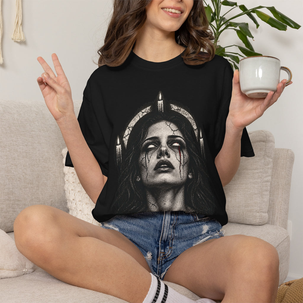 Gothic Portrait "Something Answered" Graphic Tee