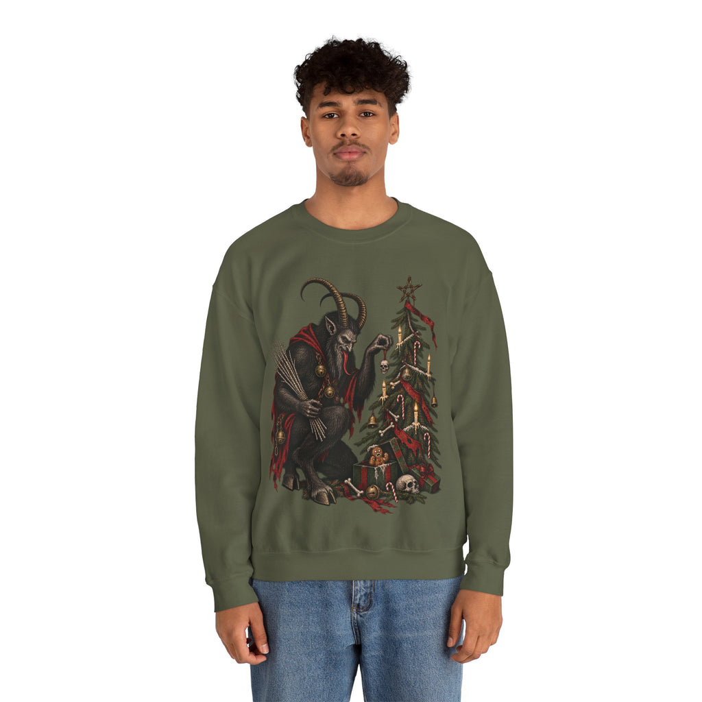Krampus Christmas Crewneck Sweatshirt