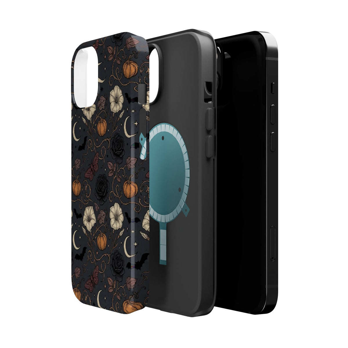 Halloween Floral Magnetic Phone Case, alternate view