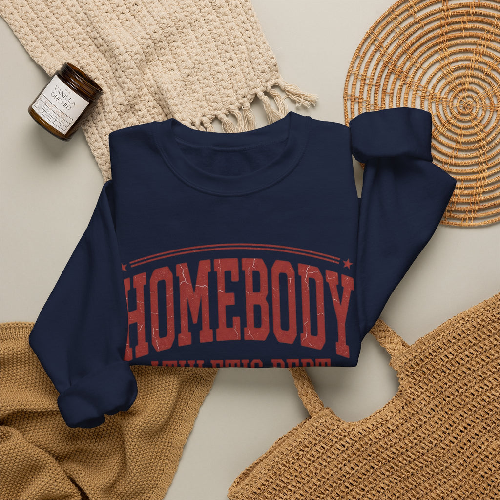 Homebody Athletic Dept Sweatshirt | Cozy Casual Homewear
