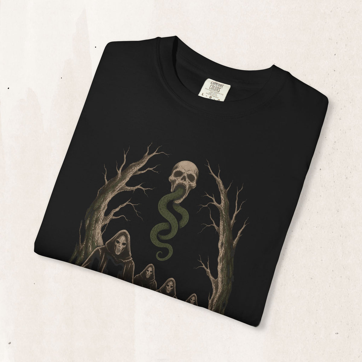 Death Eaters Dark Mark Forest Tee in Black, alternate view