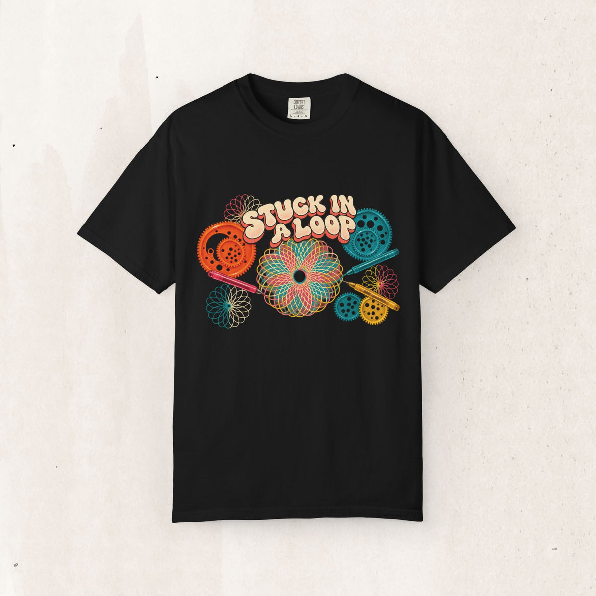 Retro Spirograph Graphic Tee