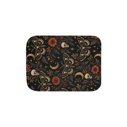 Mystic Moth Sherpa Blanket