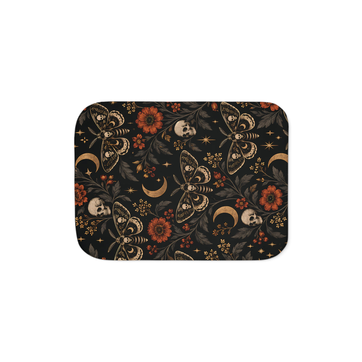 Mystic Moth Sherpa Blanket